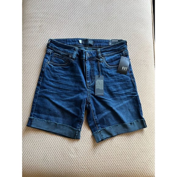 Kut from the‎ Kloth Catherine Boyfriend Shorts - NWT - Size 2 - Picture 3 of 7